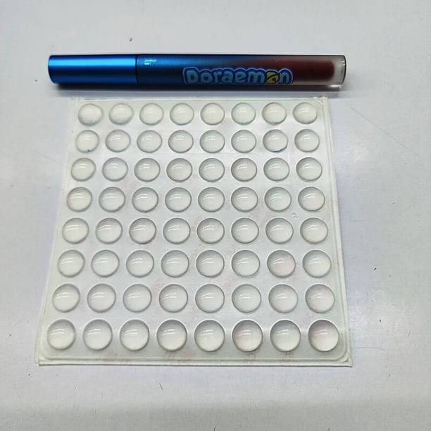 Almohadilla de pie de silicona antideslizante para muebles, resistente al desgaste, de grano anticolisión de silicona transparente cilíndrica semiesférica, 1000 piezas