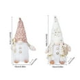 thumbnail image 2 of Christmas Gnomes Ornaments,Plush Braided Hair Christmas Gnome with Light,Rudolph Dolls with Crutches for Table Decor,Holiday Party Decor, 2 of 6