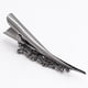 thumbnail image 4 of 1 Pinza para el cabello con forma de pico de pato, adornada con diamantes de imitación, horquilla para el cabello, pasador para peinar, accesorio para el cabello (Gris), 4 of 7