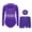 Purple, variant on Runhomal Kids Girls Shiny Rhinestone Long Sleeve Gymnastic Leotard Ballet Tumbling Dance Unitard with Shorts Set Burgundy 8
