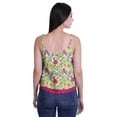 thumbnail image 3 of Moomaya Printed Womens Spaghetti Strap Crop Top Cami Summer Tops, 3 of 5