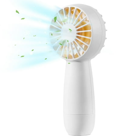 

Handheld Fan 4800mAh Rechargeable Battery Portable 3 Speeds Mini Pocket Fan White