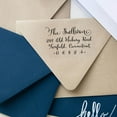 thumbnail image 1 of Self Inking Custom Return Address Stamp Family Address Rubber Personalized Stamp Proposal Gift Idea, 1 of 1