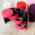 thumbnail image 5 of Joyero de 3 capas de terciopelo rosa, 5 of 5