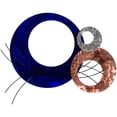 thumbnail image 1 of 7055 701748627893 Try Metal Wall Art - Candy Blue, 1 of 2