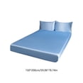 thumbnail image 3 of Queen Size Satin Sheets Set 4 Piece Bed Sheets For Hot Sleepers Deep Pocket Bedding Set For Mattress Up To 16 Inch Brushed Microfiber Bed Sheets L, 3 of 6