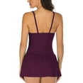 thumbnail image 3 of BEEACHGIRL One-Piece Swimming Skirt for Women Sexy Halter Swimsuit Beachwear Tankini Dress, 3 of 5