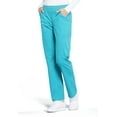 thumbnail image 3 of Cherokee Workwear Professionals Women's Scrubs Pant Mid Rise Straight Leg Pull-On Cargo WW170, 3 of 6