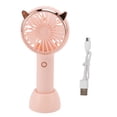 thumbnail image 2 of Cat Ears Handheld Fan Small Windproof Pocket Desktop Usb Personal Fans, 2 of 8