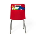 thumbnail image 2 of SEAT SACK ,Adult, 19 inch with Side Elastic, Chair Pocket, School Supply Organizer, Red, 2 of 6