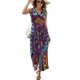 thumbnail image 1 of Vestido De Noche De Lujo Sin Mangas Para Mujer, Paisley Print Vestido De Fiesta, 1 of 5