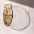 thumbnail image 4 of Christmas Suncatchers Cardinal, Yellow Cardinal Stained Glass Window Hangings, Yellow Cardinal Decor, Yellow Cardinal Mini Christmas Decorations Yellow-180HD100, Cardinal Stained Glass Art, 4 of 5