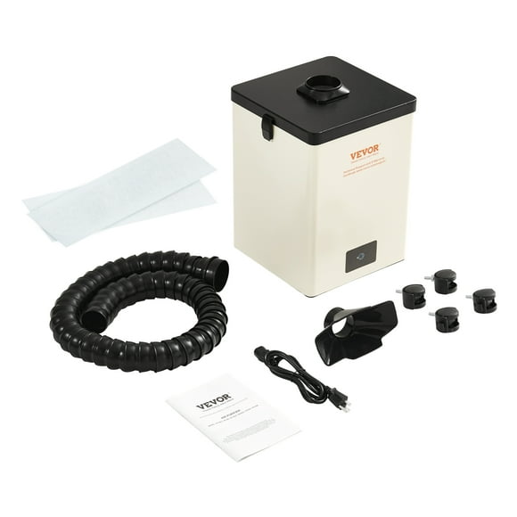 VEVOR Solder Fume Extractor, 150W Soldering Smoke Extractor with 3-Stage Filters, 332 m³/h Strong Suction Smoke Absorber and Purifier