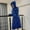 Dark Blue, variant on EQWLJWE Robes for Women, Long Plush Fuzzy Bathrobes for Famale Soft Winter Warm Ladies Housecoat with Pockets