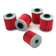 thumbnail image 3 of 5pcs Oil Filter for Kawasaki KX250F KXF 250 KXF250 KX450F Suzuki RM-Z250 RM-Z450 RMX450Z Replace HF207 KN-207, 3 of 7