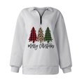 thumbnail image 4 of Pntutb, camisas informales de manga larga para mujer, jersey holgado con cuello en V y estampado navideño, sudadera, tops tipo túnica Pntutb Pntutb-742, 4 of 5