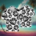 thumbnail image 3 of Venta caliente nueva moda dibujos animados panda chino impreso camisa de hombre casual talla grande camisas de manga corta para hombre camisetas divertidas de uso diario, 3 of 5