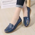 thumbnail image 6 of OAVQHLG3B Women Round Head Casual Flat Shoes Loafers Soft Bottom Casual Single Peas Shoes, 6 of 9