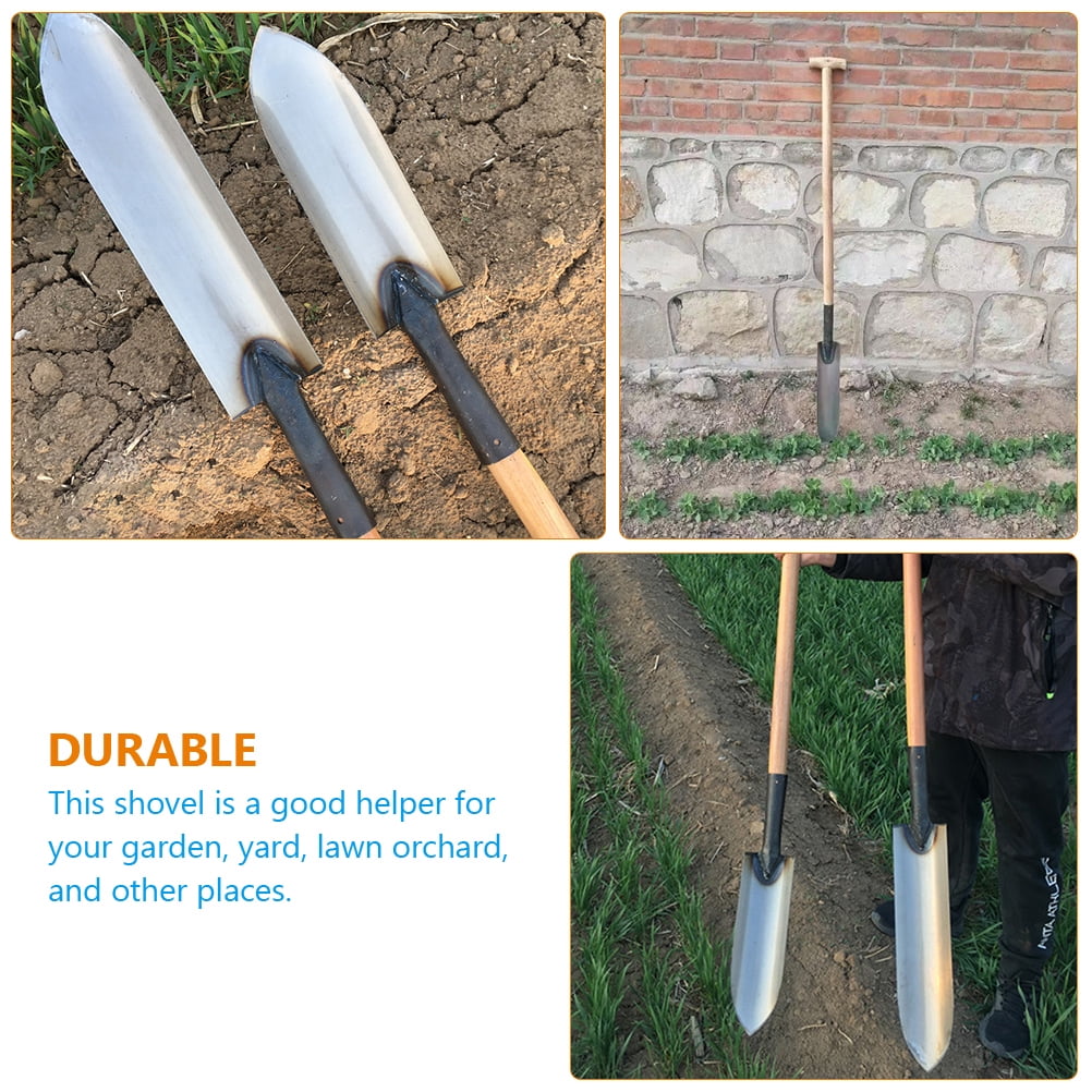 TABLZONE Steel Garden Trowel for Planting, Cultivating, and Digging with Comfortable Handle