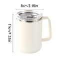 thumbnail image 6 of 500ML Insulated Coffee Mug Cup with Handle, Stainless Steel Travel Coffee Mug with Flip Lid, Double Wall Vacuum Insulated Camping Cup for Hot & Cold Drinks Tea, 6 of 6