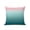 Teal Pink, variant on 1 Pack Outdoor Throw Pillow, Pink Turquoise Ombre Waterproof Pillow with Insert Included, Teal Modern Geometric Striped Abstract Art Decorative Accent Cushion Sofa Pillows for Patio Porch, 18 x 18 In