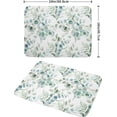 thumbnail image 5 of Sage Green Leaves Dish Drying Mats for Kitchen Counter 18x24 Inch, Leaves Kitchen Drying Mat,Watercolor Herbs Dishes Pad Dish Drainer Rack Mats Absorbent Fast Dry Kitchen Accessories, 5 of 6
