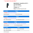 thumbnail image 2 of Multi Rib Belt - Compatible with 2011 - 2019 Ford Explorer 2012 2013 2014 2015 2016 2017 2018, 2 of 2
