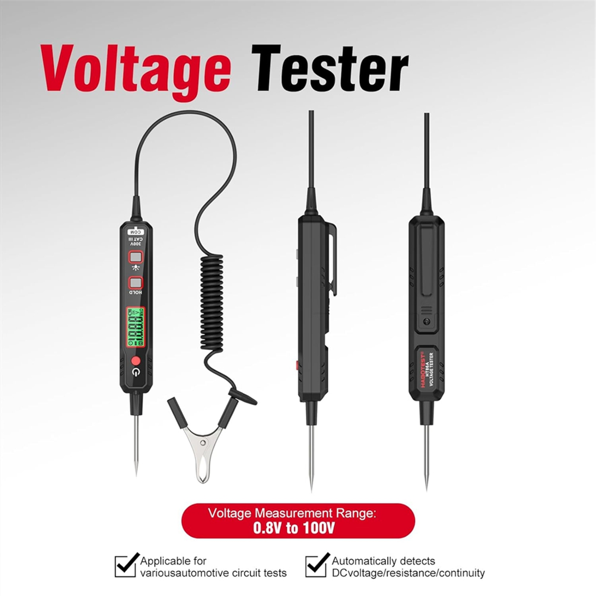 Testing Buzzer Continuity Tester Smart Automotive Test Light, Buzzer With Sharp Probe ...