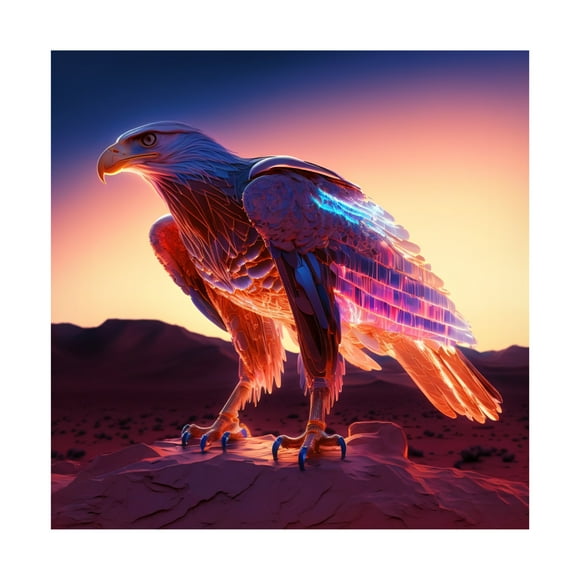 Canvas Wall Art - Ray Heere 'Desert Of Dreams 7' Wall Art for Living Room, Bedroom, or Office Décor by Trademark Fine Art - 14 x 14 Inches