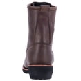 thumbnail image 3 of McRae 8 Inch Waterproof Steel Toe Logger Mens  Work Safety Shoes Casual   - Brown, 3 of 7