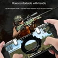 thumbnail image 4 of 2 uds K03 controlador de botón de disparo de gatillo de agarre de juego de teléfono móvil para PUBG, 4 of 9