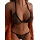 thumbnail image 3 of Txlixc Ropa interior femenina de 2 piezas, tirantes transparentes de malla Txlixc moda, 3 of 7