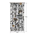 thumbnail image 5 of Halloween Pattern Shower Curtain 36"x72" ,Bathroom Decorative Shower Curtains Set with 12 Hooks,Modern Waterproof Washable Shower Curtain, 5 of 6