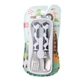 thumbnail image 1 of Juego De Utensilios Multifuncionales Para Niños Pequeños Juego De Cubiertos De Cuchara Y Tenedor De Acero Uego De Cubiertos De Autoalimentación Con Caja De Almacenamiento Yuarrent HA016138-00, 1 of 7