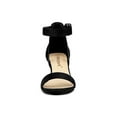 thumbnail image 6 of BLISSFUL STEP Women's Ankle Buckle Strap Chunky Heel Sandal Shoes Black 7.5, 6 of 8