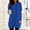 w93# Blue536, variant on Wuxian Women Shirt Dress Long Sleeve Crewneck Solid Color Oversized Loose Fit Spring Winter Comfortable Long T Shirt Top With Pocket Blouse Casual Top Blouse,Blue,M