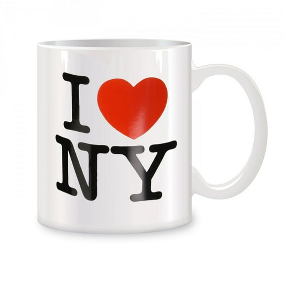 I Love NY Mugs For New York City Gifts Novelty Coffee Ceramic Tea Cups White 11 oz
