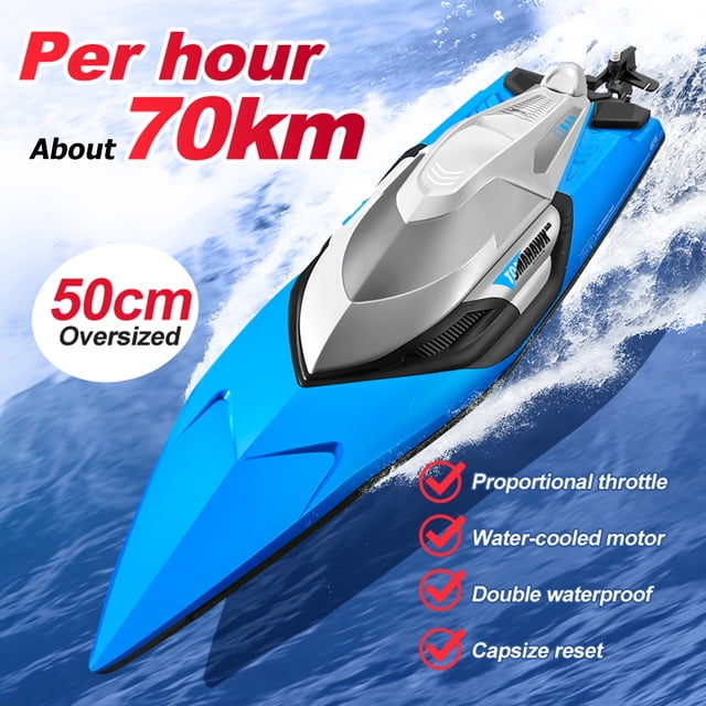 4CH impermeable RC Racing Boat 70 km/h alta velocidad 2,4 GHz juguetes regalo para niños adultos