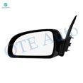 thumbnail image 2 of Left Driver Side Power Heated Non-Folding Chrome/Flat View Mirror Black Smooth For 2006-2010 Hyundai Sonata, 2 of 10