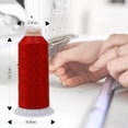 thumbnail image 3 of Candle Threads 3-Pack Red Polyester Machine Embroidery Thread, 5000M, 3 of 4