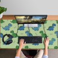 thumbnail image 4 of Long Mouse Pads for Desk,Green Dinosaurs Bones Pattern Desk Mats on Top Of Desks, Desk Mouse Pad Extra Large with 3mm Non-Slip Base and Stitched Edge for Gaming,Office,Work,Home 47.3"x23.6", 4 of 6
