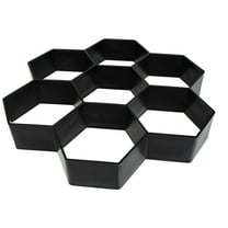 Raindrops  Floor Mold Form Garden Stepping Stones Outdoor Concrete Masonry Black