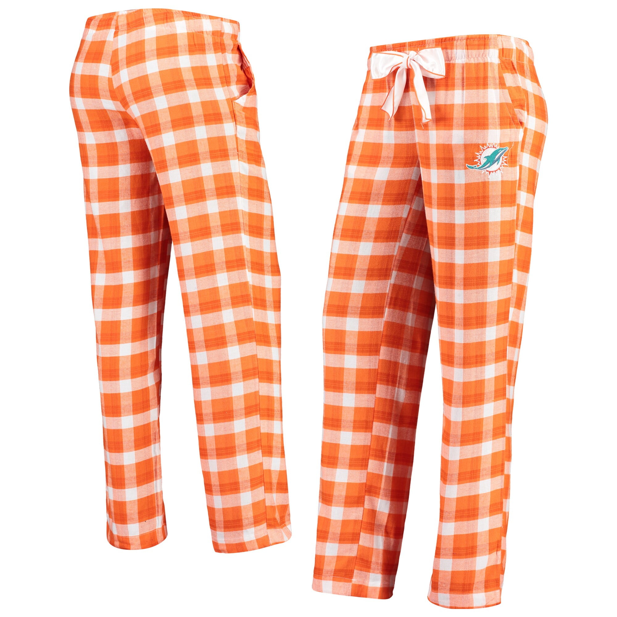 Miami Dolphins Concepts Sport Women's Piedmont Flannel Sleep Pants