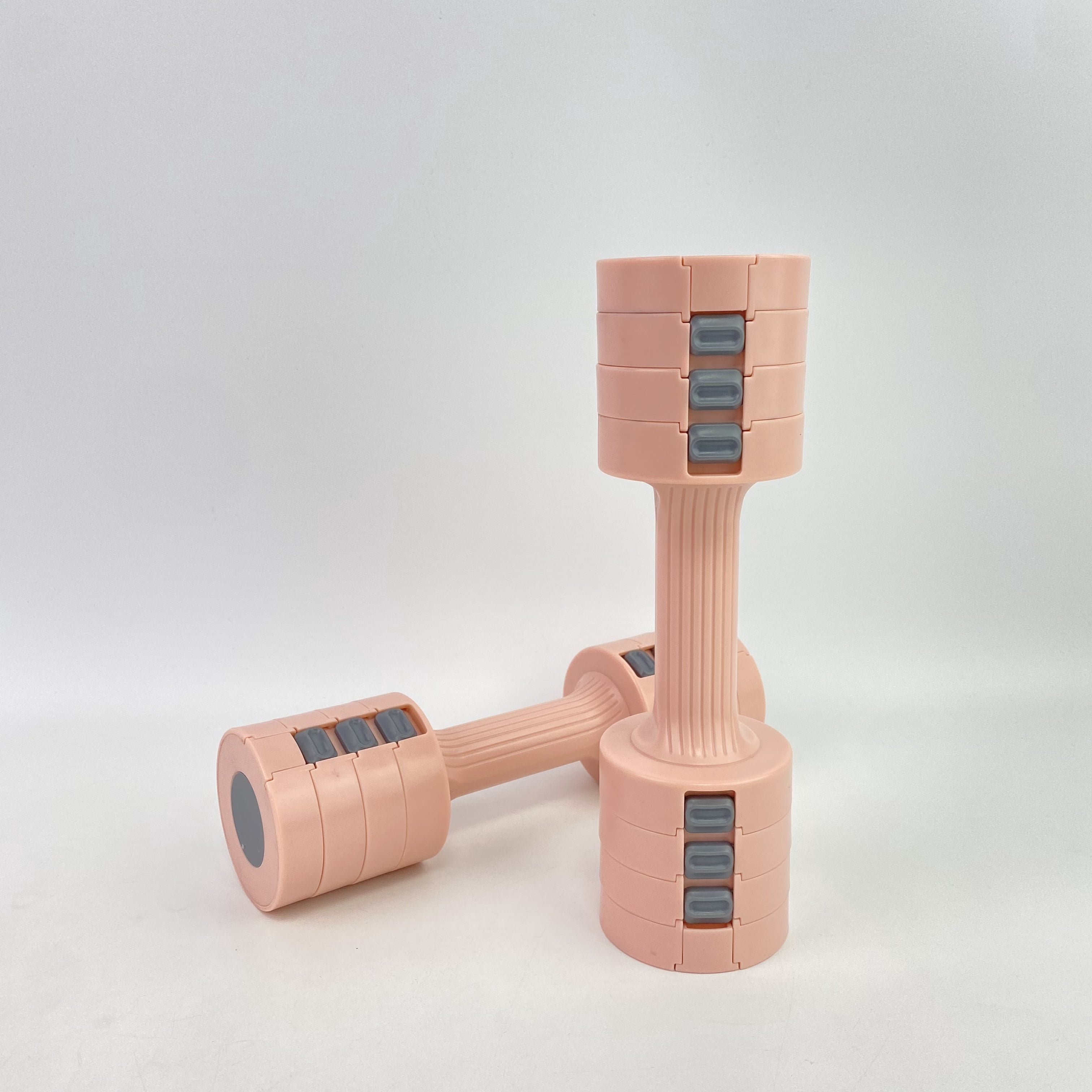 JWISH Adjustable dumbbell set, 2 4-in-1 free weight dumbbell sets, suitable for women to use at home