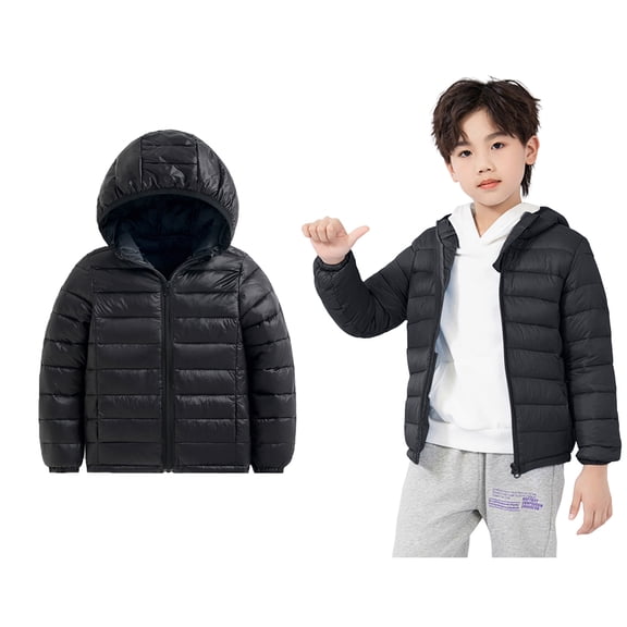 Kids Winter Coat,Baby Girls Puffer Coat Hooded Jacket Lightweight Puffer Jacket for Baby Girls Kids Winter Jacket Little Boys Girls Clothes