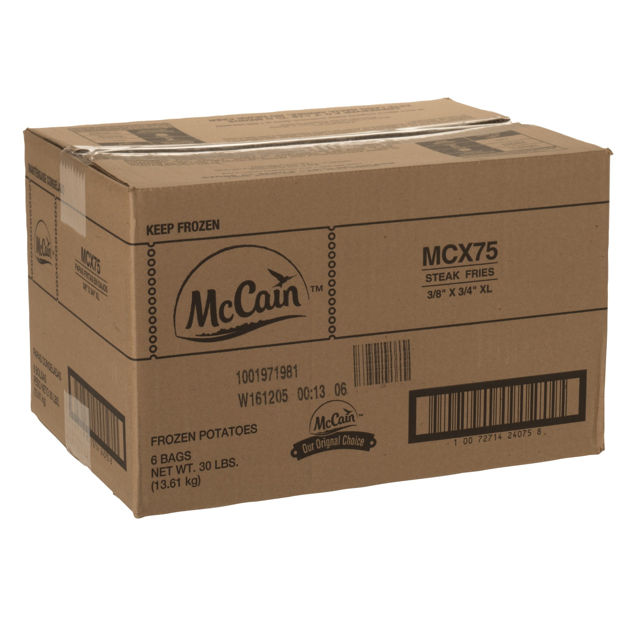 McCain Steak Cut Potato Fry, 5 Pound -- 6 per Case.