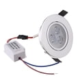 thumbnail image 4 of Amdohai Silver LED Ceiling Recessed Down Light Fixture Lamp Super Bright Lights, 4 of 9