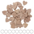 thumbnail image 4 of 50Pcs Heart Wooden Slices Label For Diy Calendar Accessories, 4 of 8