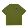 thumbnail image 4 of NAMTYQX T Shirts for Man Short Sleeve Relaxed Fit Cool Comfortable Patterned Lounge Plus Size Light Crew Neck Casual Graphic Tees Men Army Green Size 3XL, 4 of 5