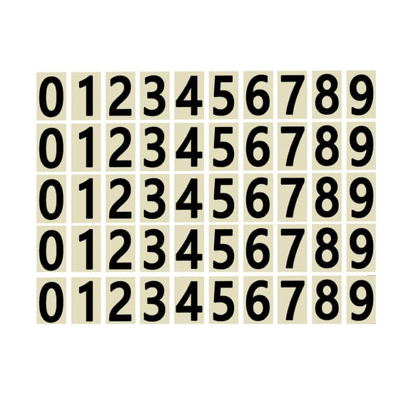 Clearance Stickers under $5,Mailbox Numbers For Outside 5 Sets 0-9 Reflective Number Stickers Strong Adhesive Vinyl Address Numbers For Houses (2/3/4inch)